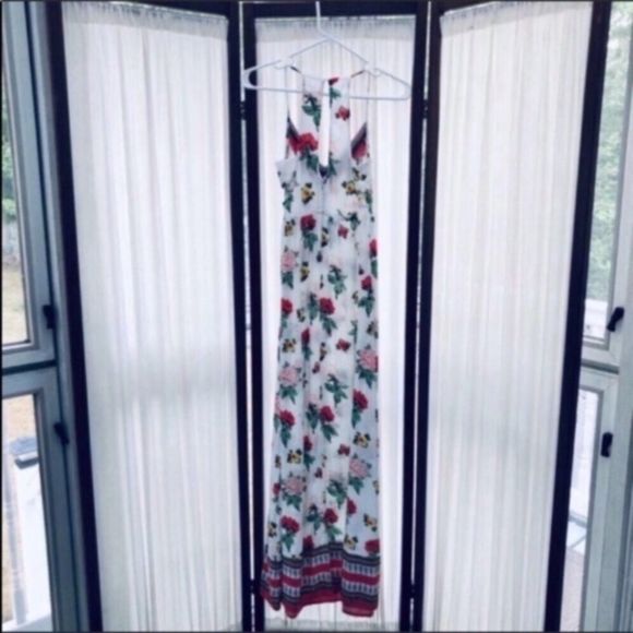 H&M Coachella Floral Cutout Boho Maxi Dress - Picture 4 of 8